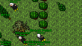Break Point on screen