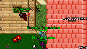 Eletric Explosion on screen