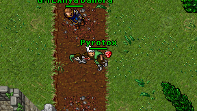 Pyrotox on screen
