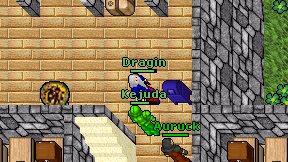 Dragin on screen