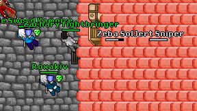 Jert Sniper on screen