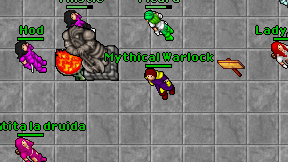 Mythical Warlock on screen