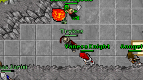 Trykns on screen