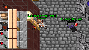 Lancey-green on screen