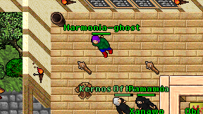 Harmonia-ghost on screen