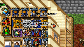 Demon of hunt on screen