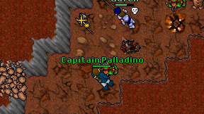 Capitain Palladino on screen