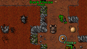Dark Flacox on screen