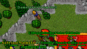 Damelessa from Hell on screen