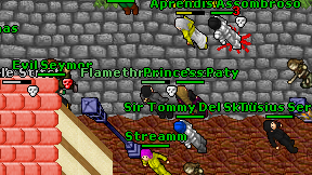 Flamethrower Archer on screen