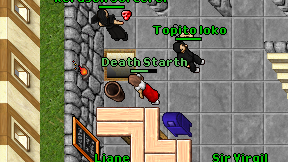 Death Starth on screen