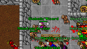 Diabolic'Wizard on screen