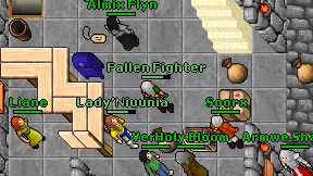 Fallen Fighter on screen