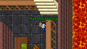 Mathh of Druid on screen