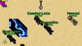 Flamezito on screen