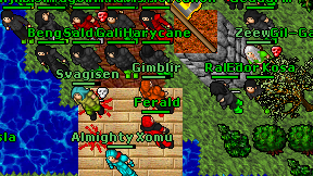 Gimblir on screen