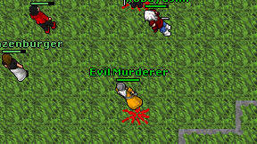 Evil Murderer on screen