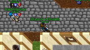 Slanos efhumb on screen