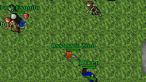 Assassin Zion on screen