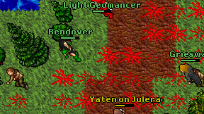 Light Geomancer on screen