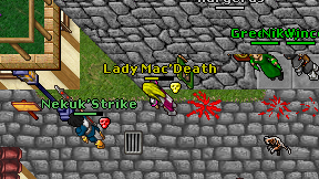 Lady Mac'Death on screen