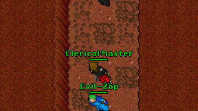 Clerical Master on screen