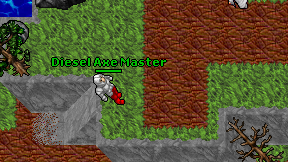 Diesel Axe Master on screen