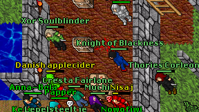 Knight of Blackness on screen