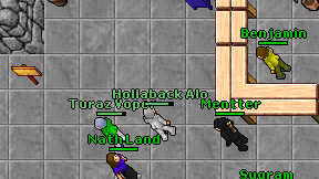 Hollaback Alo on screen