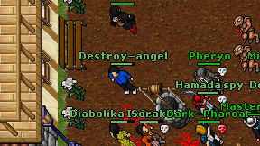 Destroy-angel on screen