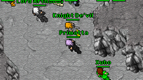 Knight De'vil on screen