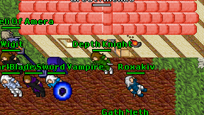 Depth Knight on screen