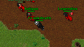 Frankdeath on screen