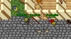 Battle-Sayian on screen