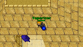 Vaporizer on screen