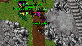 Sark slod on screen