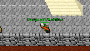 Sargeant Waffles on screen