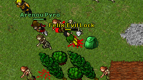 Felix'Evil Lock on screen