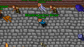 Blademaster Bear on screen