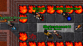 Sapphire Dragon on screen