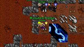 Wooden Mage on screen