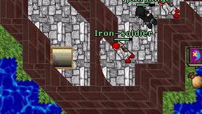 Iron-soldier on screen