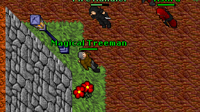 Magical Treeman on screen