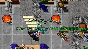 Coky-Shadow on screen