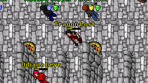 Tragon Lost on screen