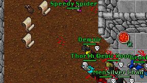 Speedy Spider on screen