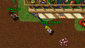Lady Toxah on screen