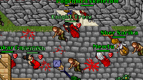 Knight Treiv on screen