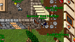 Rexxar Axe Master on screen