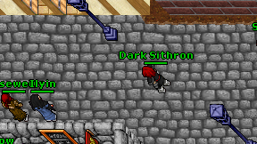 Dark Sithron on screen